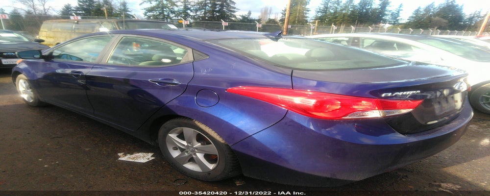 5NPDH4AE1CH110431 2012 HYUNDAI ELANTRA photo no. 3