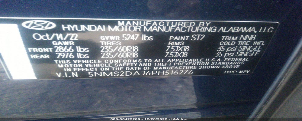 5NMS2DAJ6PH516276 2023 HYUNDAI SANTA FE photo no. 9
