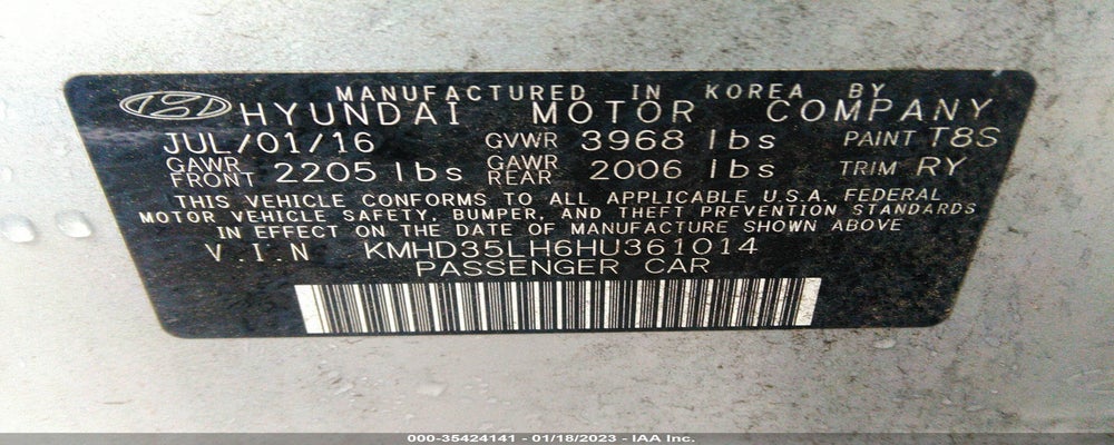 KMHD35LH6HU361014 2017 HYUNDAI ELANTRA GT photo no. 9
