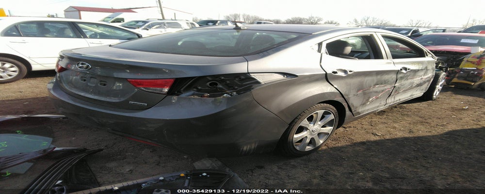 5NPDH4AE8CH114122 2012 HYUNDAI ELANTRA photo no. 4