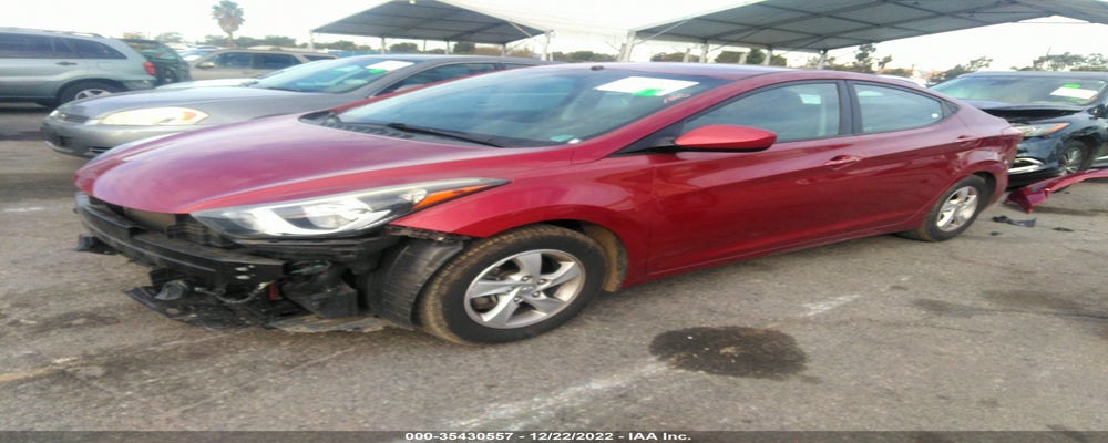 5NPDH4AE0EH540955 2014 HYUNDAI ELANTRA photo no. 2