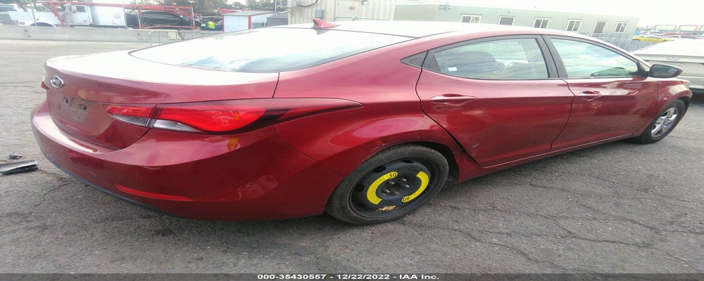 5NPDH4AE0EH540955 2014 HYUNDAI ELANTRA photo no. 4