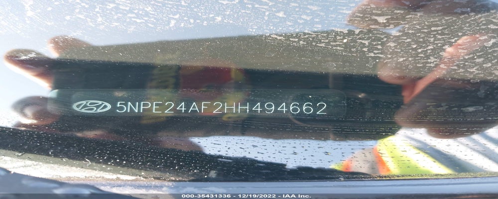 5NPE24AF2HH494662 2017 HYUNDAI SONATA photo no. 9