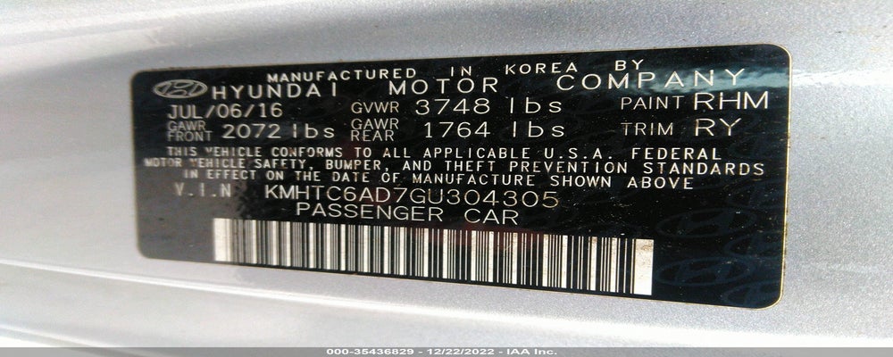 KMHTC6AD7GU304305 2016 HYUNDAI VELOSTER photo no. 9