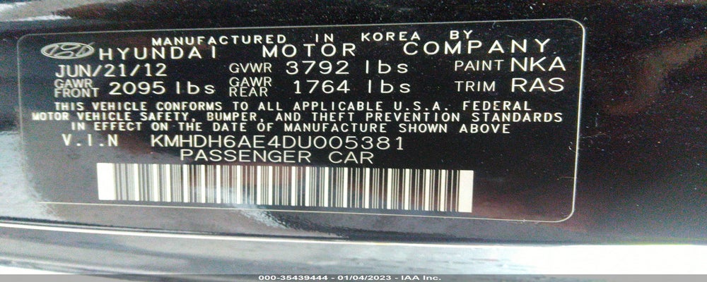 KMHDH6AE4DU005381 2013 HYUNDAI ELANTRA COUPE photo no. 9