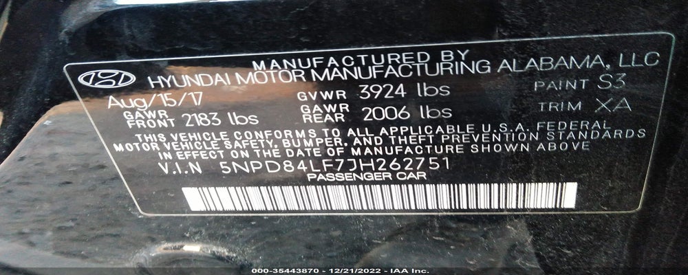 5NPD84LF7JH262751 2018 HYUNDAI ELANTRA photo no. 9