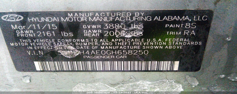 5NPDH4AE0GH658250 2016 HYUNDAI ELANTRA photo no. 9