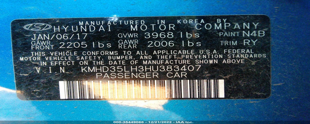 KMHD35LH3HU383407 2017 HYUNDAI ELANTRA GT photo no. 9