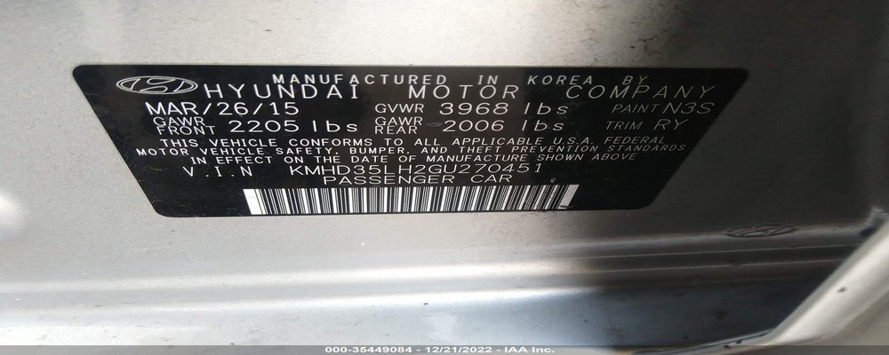 KMHD35LH2GU270451 2016 HYUNDAI ELANTRA GT photo no. 9
