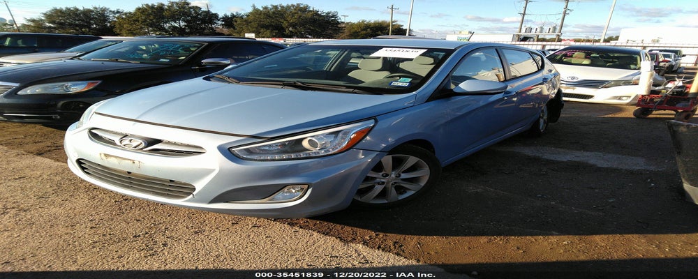 KMHCU5AE3EU153914 2014 HYUNDAI ACCENT photo no. 2