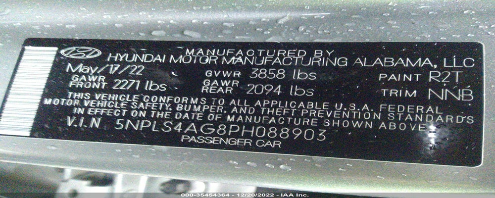 5NPLS4AG8PH088903 2023 HYUNDAI ELANTRA photo no. 9