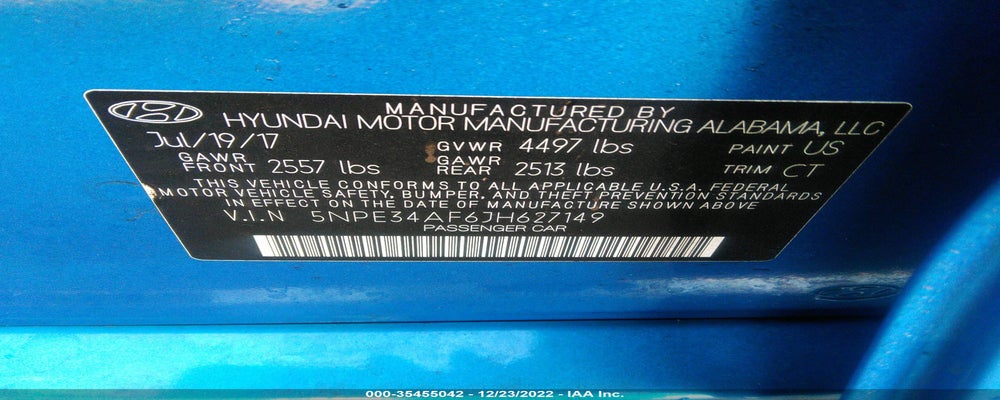 5NPE34AF6JH627149 2018 HYUNDAI SONATA photo no. 9