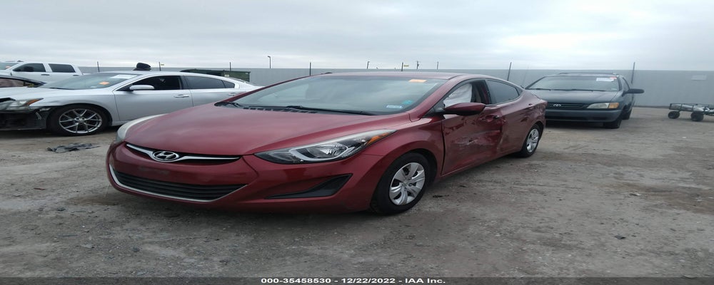 5NPDH4AE4GH713542 2016 HYUNDAI ELANTRA photo no. 2