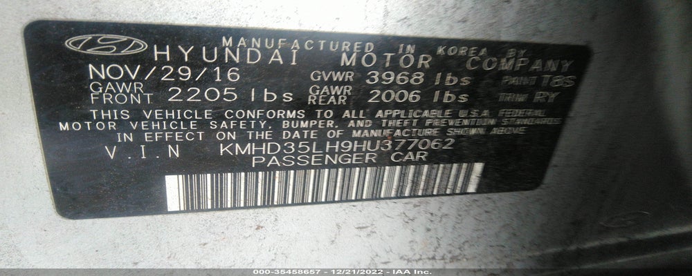 KMHD35LH9HU377062 2017 HYUNDAI ELANTRA GT photo no. 9