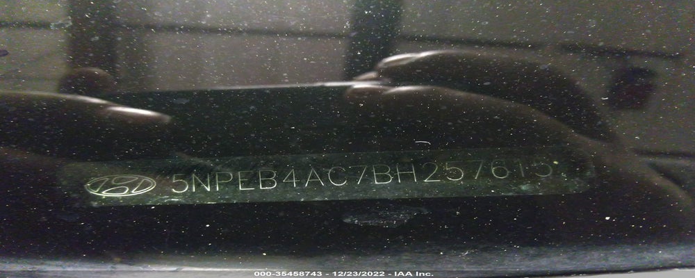 5NPEB4AC7BH257615 2011 HYUNDAI SONATA photo no. 9