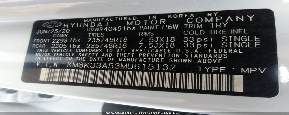 KM8K33A53MU615132 2021 HYUNDAI KONA photo no. 9