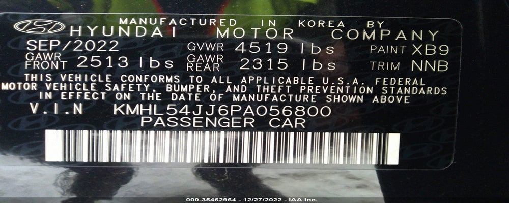 KMHL54JJ6PA056800 2023 HYUNDAI SONATA HYBRID photo no. 9