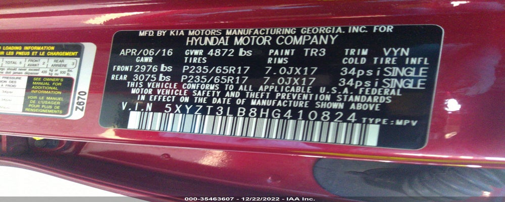 5XYZT3LB8HG410824 2017 HYUNDAI SANTA FE SPORT photo no. 9