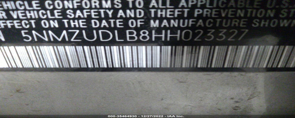 5NMZUDLB8HH023327 2017 HYUNDAI SANTA FE SPORT photo no. 9