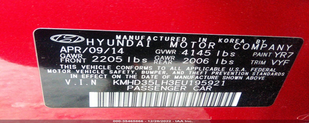 KMHD35LH3EU195921 2014 HYUNDAI ELANTRA GT photo no. 9