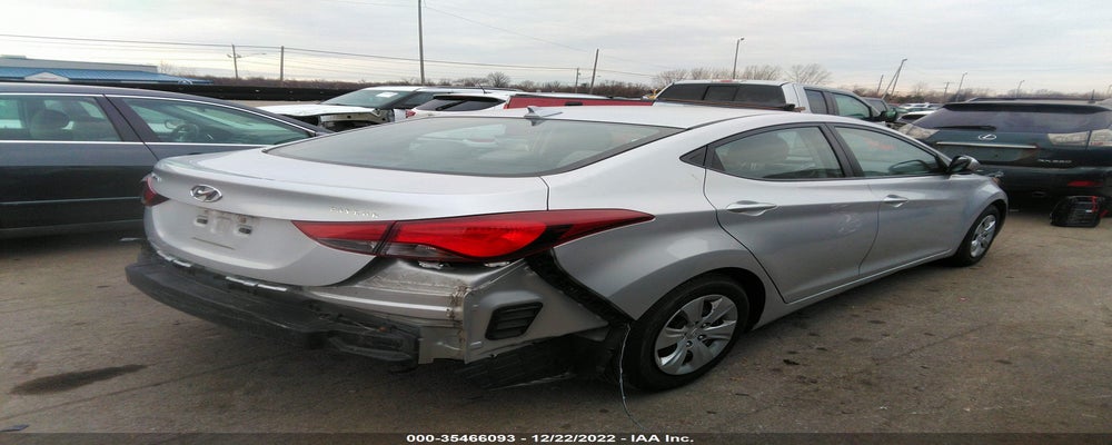 5NPDH4AE9GH765166 2016 HYUNDAI ELANTRA photo no. 4