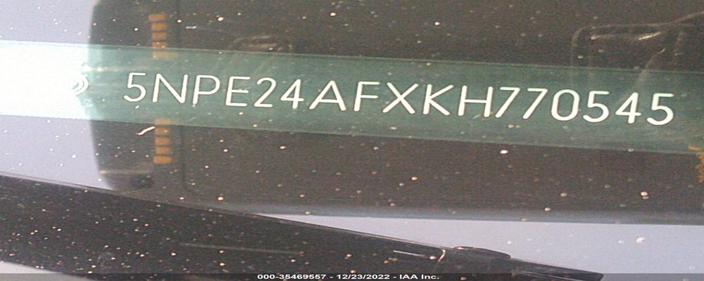 5NPE24AFXKH770545 2019 HYUNDAI SONATA photo no. 9