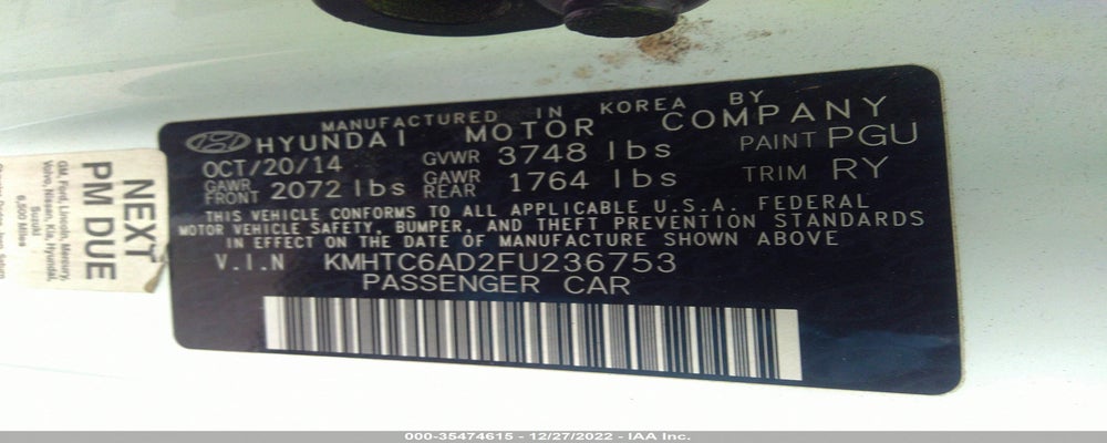 KMHTC6AD2FU236753 2015 HYUNDAI VELOSTER photo no. 9