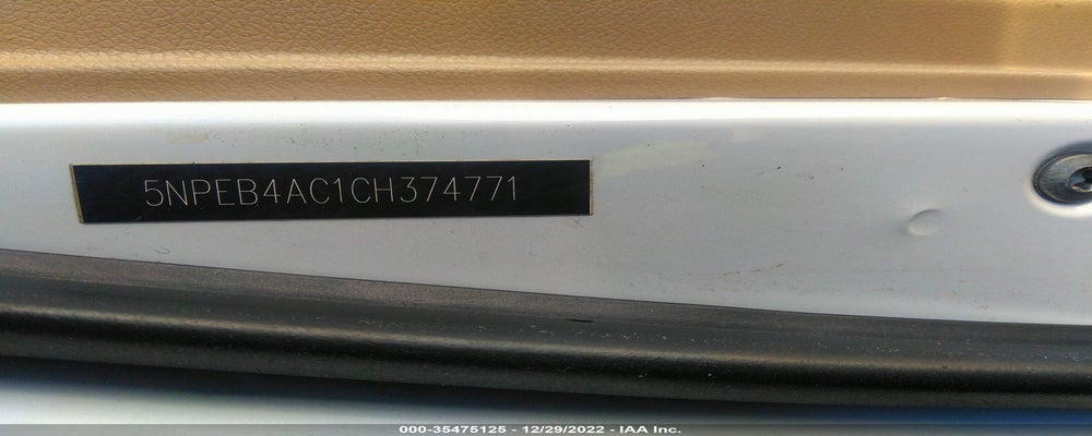 5NPEB4AC1CH374771 2012 HYUNDAI SONATA photo no. 9