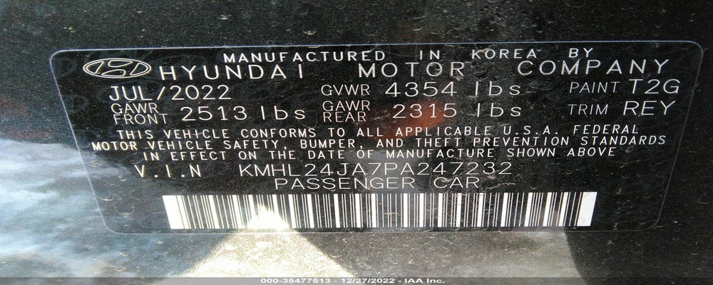 KMHL24JA7PA247232 2023 HYUNDAI SONATA photo no. 9