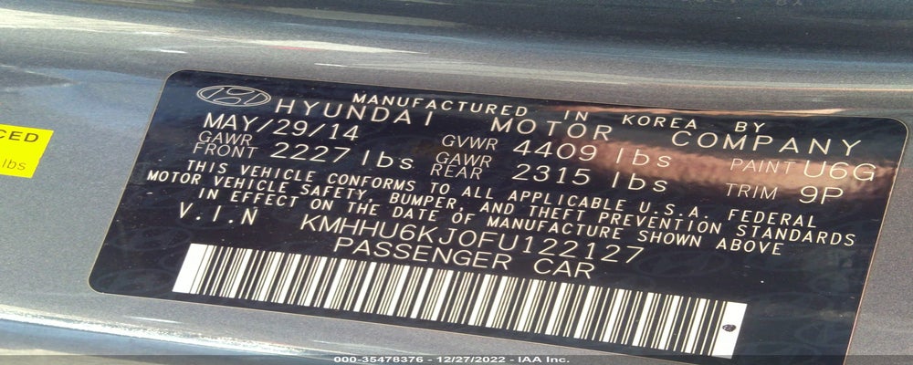 KMHHU6KJ0FU122127 2015 HYUNDAI GENESIS COUPE photo no. 9