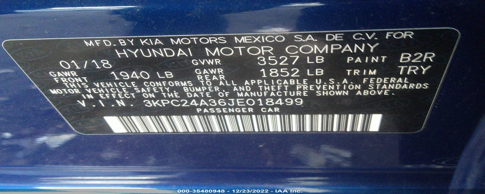 3KPC24A36JE018499 2018 HYUNDAI ACCENT photo no. 9