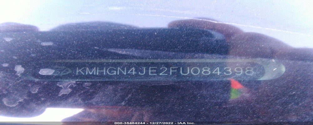 KMHGN4JE2FU084398 2015 HYUNDAI GENESIS photo no. 9