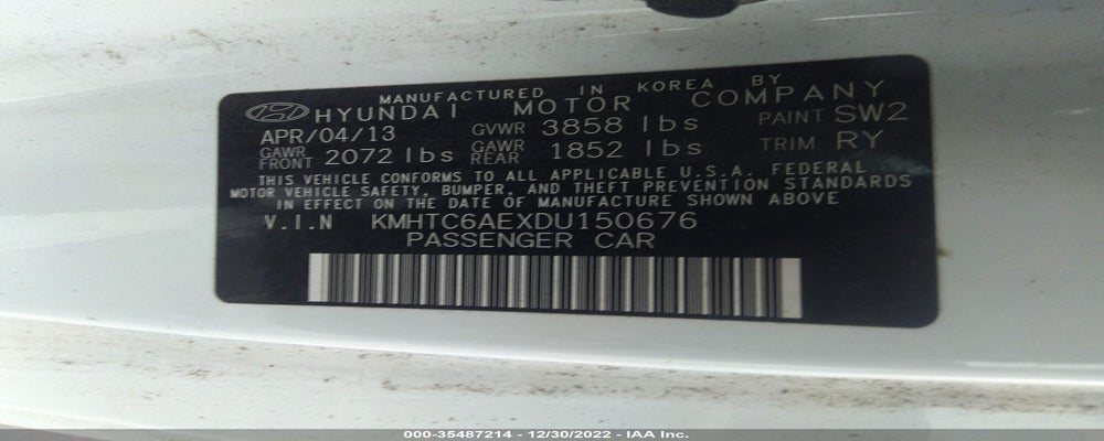 KMHTC6AEXDU150676 2013 HYUNDAI VELOSTER photo no. 9