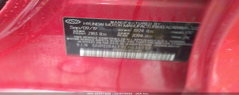 5NPD84LF9LH534333 2020 HYUNDAI ELANTRA photo no. 9