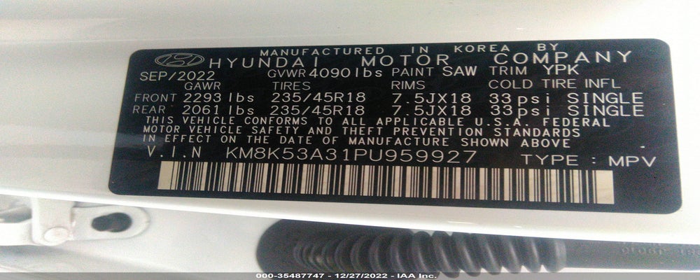 KM8K53A31PU959927 2023 HYUNDAI KONA photo no. 9