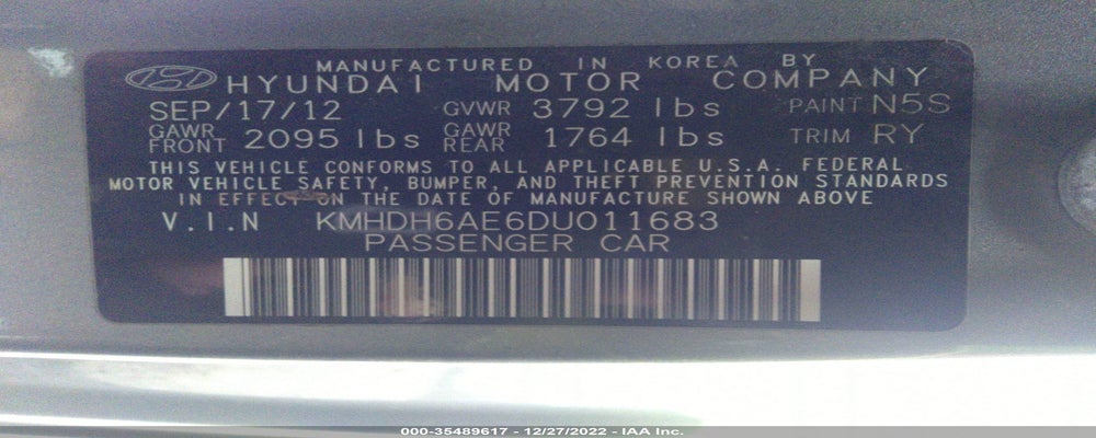 KMHDH6AE6DU011683 2013 HYUNDAI ELANTRA COUPE photo no. 9
