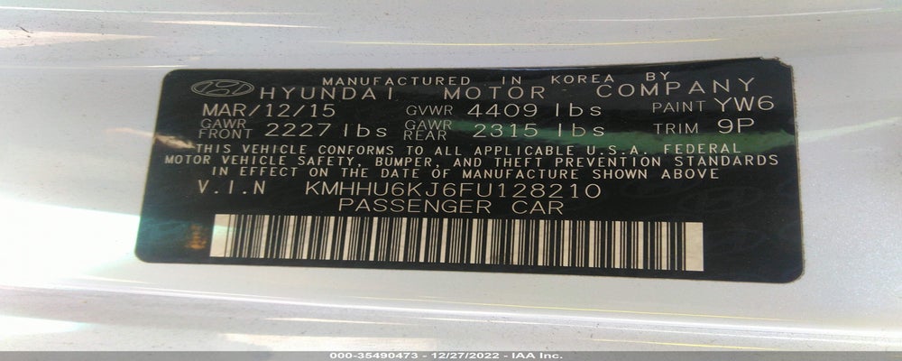 KMHHU6KJ6FU128210 2015 HYUNDAI GENESIS COUPE photo no. 9
