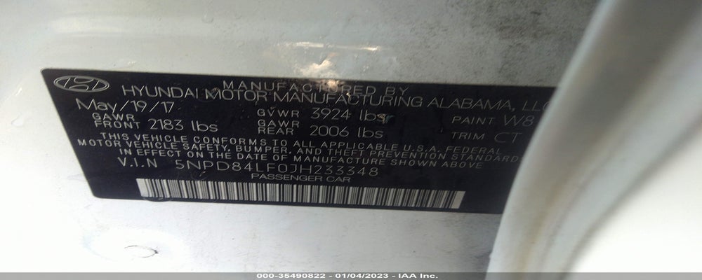 5NPD84LF0JH233348 2018 HYUNDAI ELANTRA photo no. 9