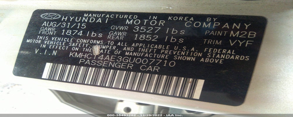 KMHCT4AE3GU007710 2016 HYUNDAI ACCENT photo no. 9