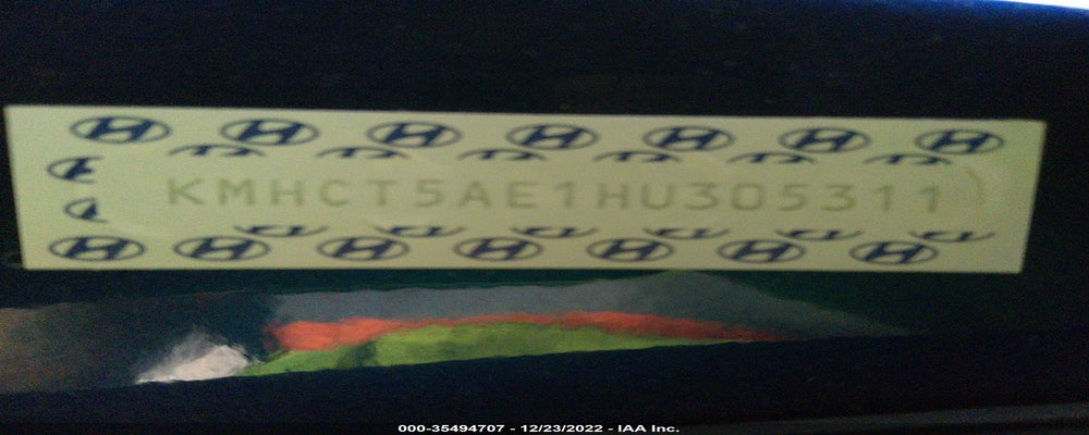 KMHCT5AE1HU305311 2017 HYUNDAI ACCENT photo no. 9