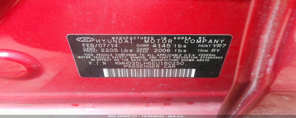 KMHD35LH6EU180250 2014 HYUNDAI ELANTRA GT photo no. 9