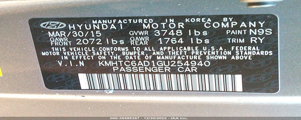 KMHTC6AD1GU254940 2016 HYUNDAI VELOSTER photo no. 9