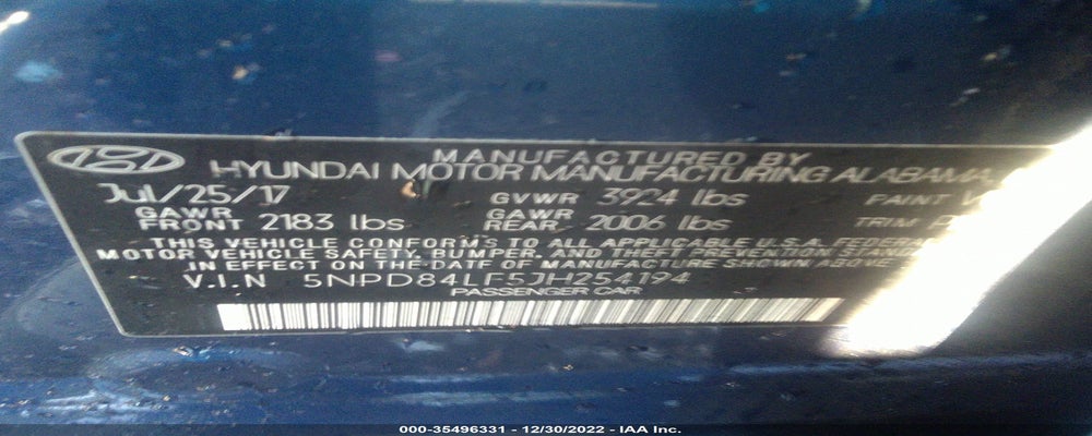 5NPD84LF5JH254194 2018 HYUNDAI ELANTRA photo no. 9