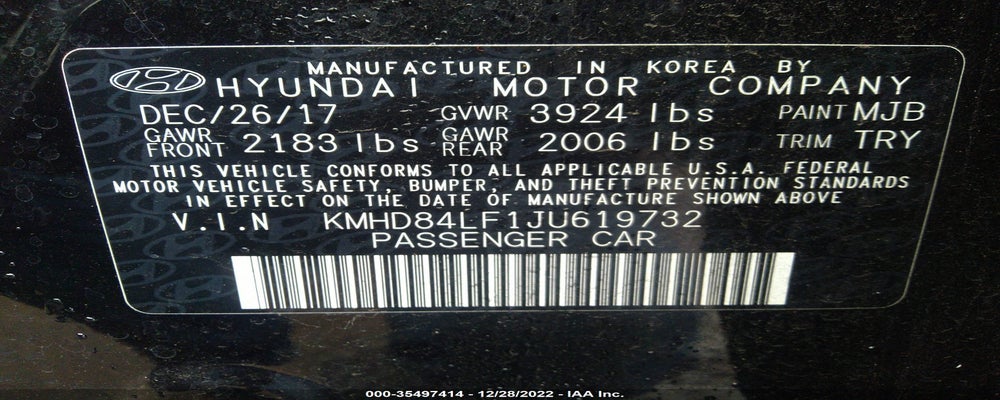 KMHD84LF1JU619732 2018 HYUNDAI ELANTRA photo no. 9