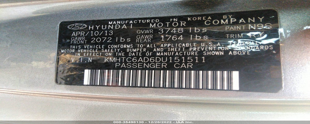 KMHTC6AD6DU151511 2013 HYUNDAI VELOSTER photo no. 9