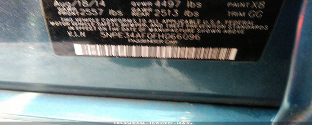 5NPE34AF0FH066096 2015 HYUNDAI SONATA photo no. 9