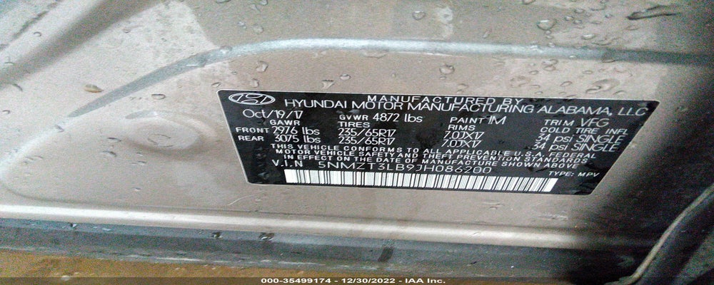 5NMZT3LB9JH086200 2018 HYUNDAI SANTA FE SPORT photo no. 9