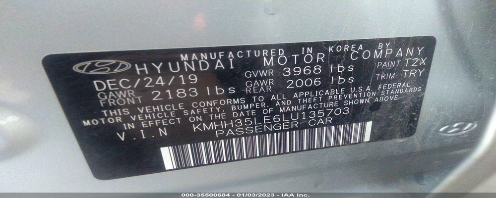 KMHH35LE6LU135703 2020 HYUNDAI ELANTRA GT photo no. 9
