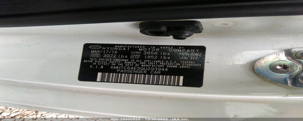 KMHTC6AE5GU293944 2016 HYUNDAI VELOSTER photo no. 9