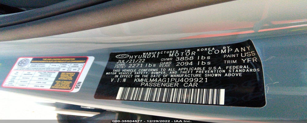 KMHLM4AG1PU409921 2023 HYUNDAI ELANTRA photo no. 9
